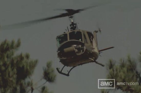 The Walking Dead Helicopter