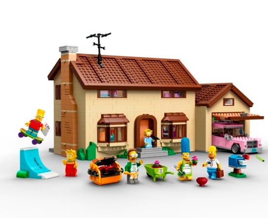 The Simpson's Lego Family Home