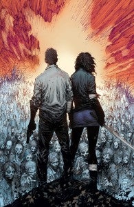 The Walking Dead #100 cover by Marc Silvestri