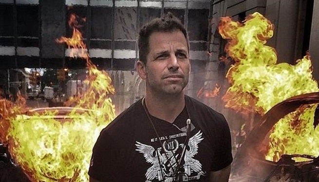 zack snyder burning cars top