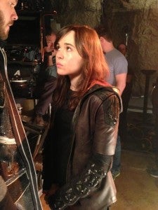 Ellen Page as Kitty Pryde in X-Men: Days of Future Past