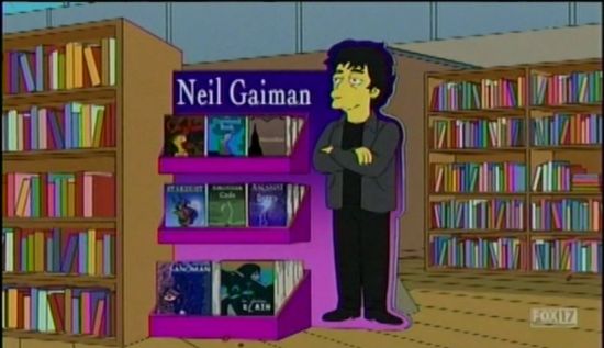 The Simpsons Neil Gaiman's books