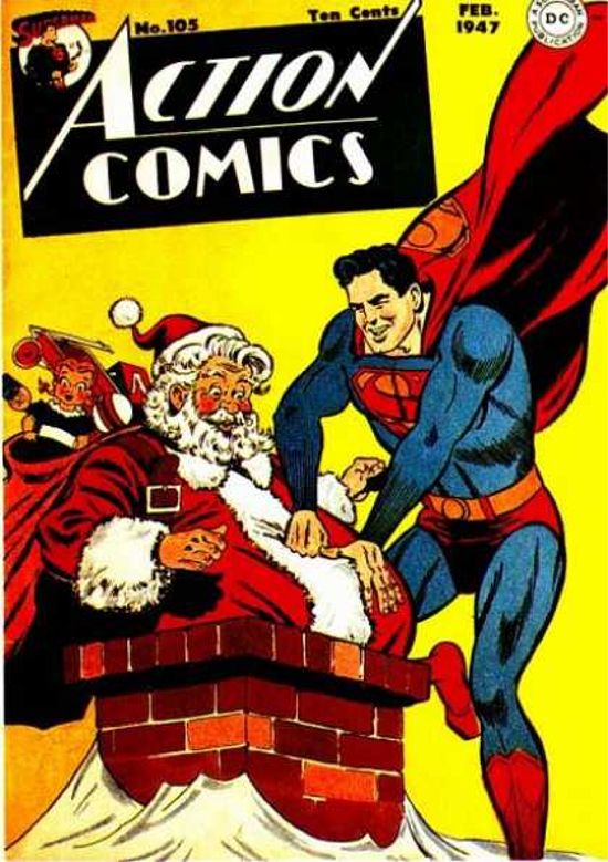 Superman Christmas cover