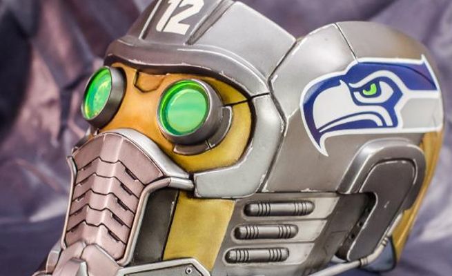 Star Lord Seattle Seahawks Helmet