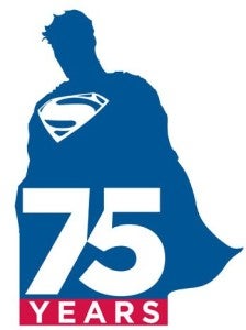 Superman at 75 logo