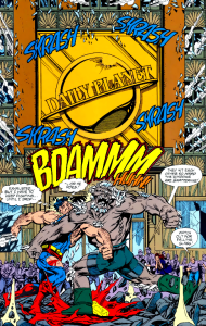 Superman Doomsday fight