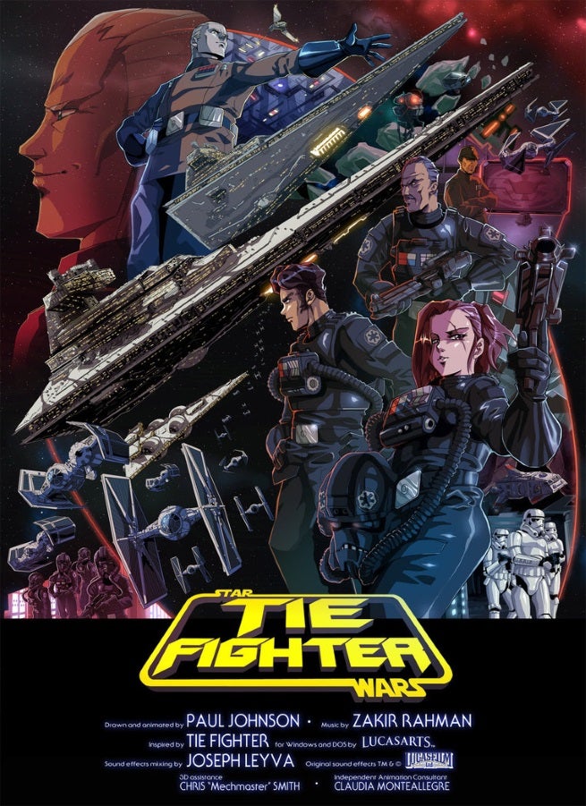 tie fighter poster by mightyotaking-d8mwlrt