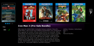 Iron Man 3 preorder features bundle