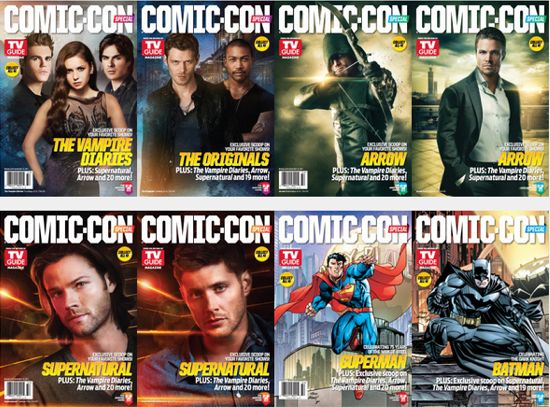 TV Guide Comic-Con covers