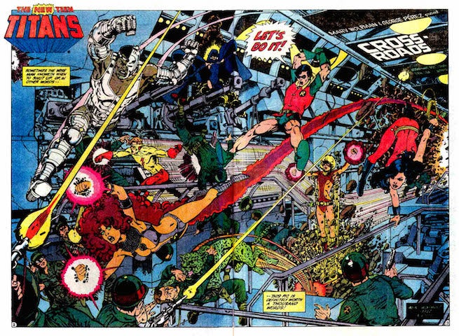 New Teen Titans Splash Page