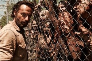 Season 4 Rick Grimes & Walkers
