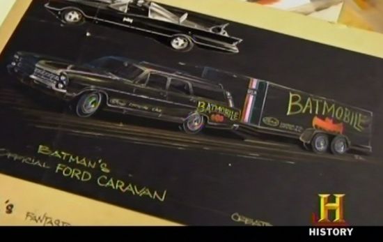 American Pickers Touring Batmobile concept art