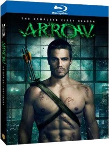 Blu-Ray packaging for The CW's Arrow