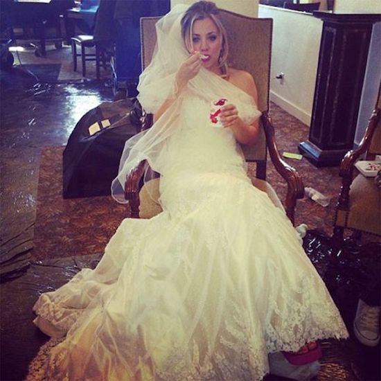 Kaley Cuoco Wedding Dress