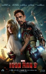 Iron Man 3 with Pepper Potts Poster