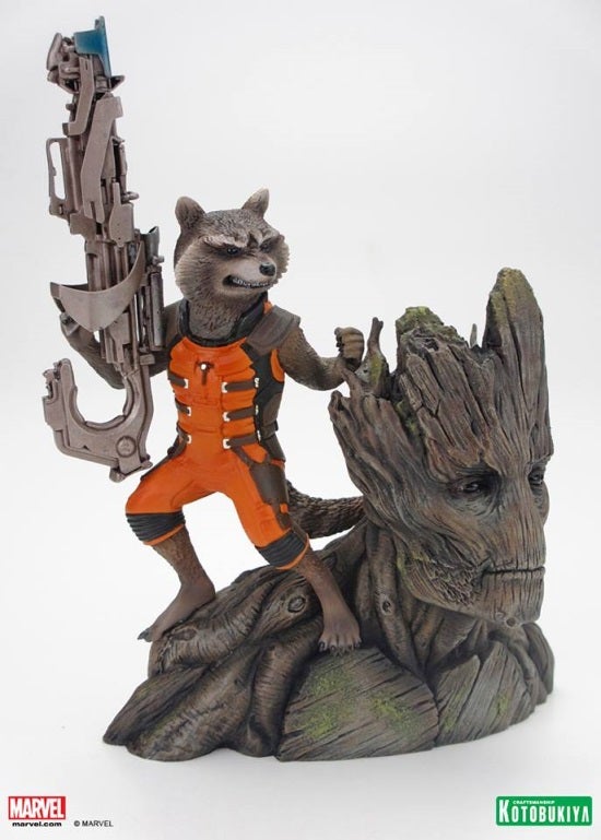 Groot and Rocket Raccoon by Kotobukiya