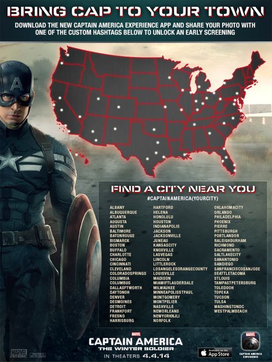 Captain America The Winter Soldier Fan Screenings