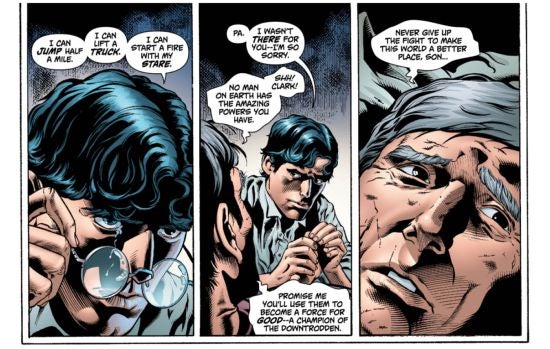 Superman Jonathan Kent Deathbed