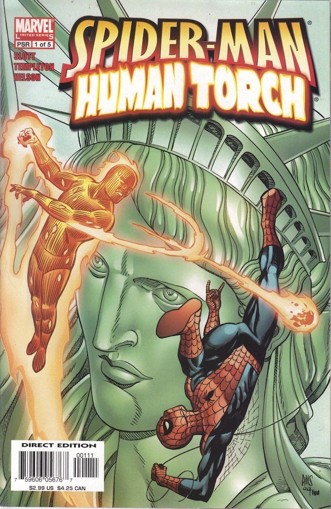 Spider-Man Human Torch 1 cover