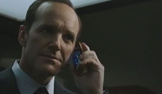 Agent Coulson on phone