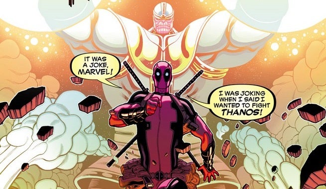 Deadpool vs Thanos 1 Cover