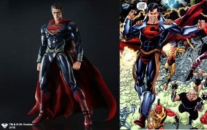 Man of Steel toy/Superboy Prime costume comparison