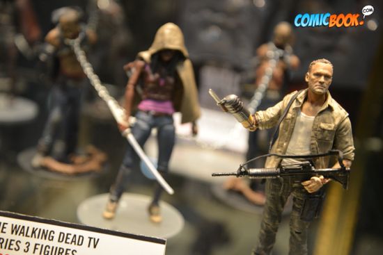 Toy Fair Walking Dead Michonne & Merle