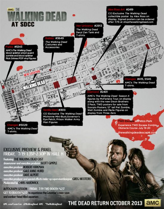 The Walking Dead Map