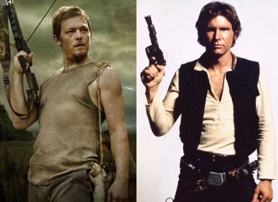 Daryl Dixon and Han Solo