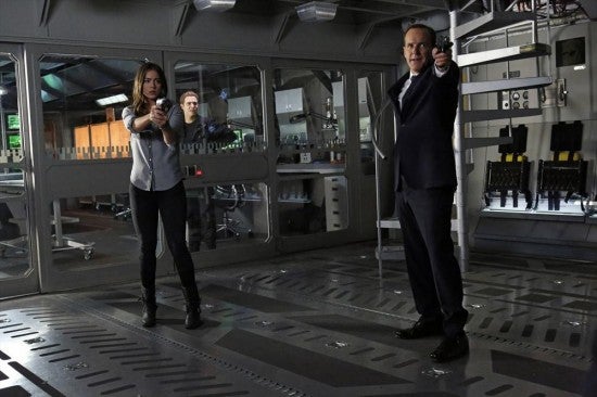 CHLOE BENNET, IAIN DE CAESTECKER, CLARK GREGG