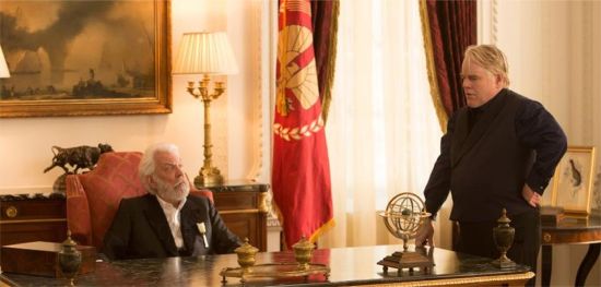 The Hunger Games Catching Fire President Snow & Plutarch Heavensbee