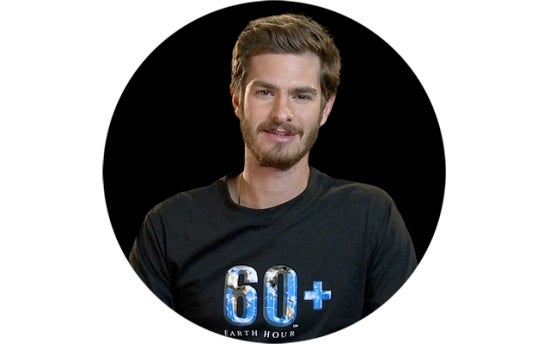 Andrew Garfield for Earth Hour