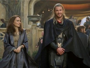 Thor The Dark World Jane and Thor