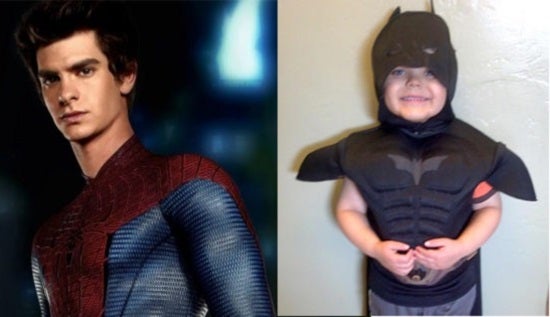 Andrew Garfield and Batkid