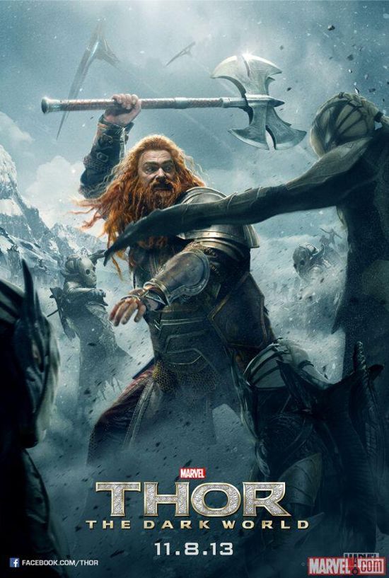 Thor The Dark World Poster Featuring Volstagg