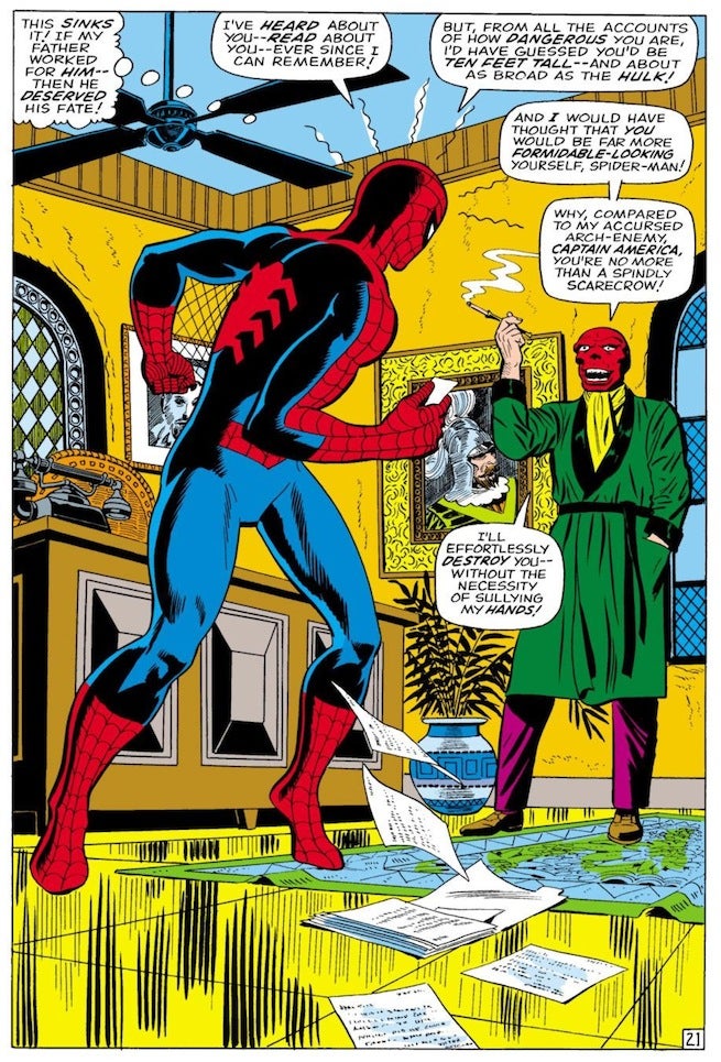 Spider-Man vs Red Skull