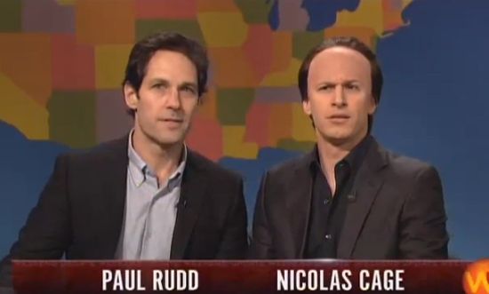 SNL Paul Rudd Nicolas Cage