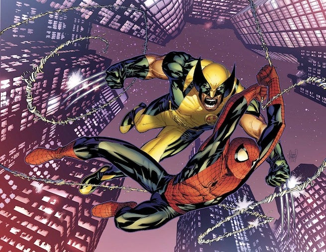 Astonishing Spider-Man Wolverine cover