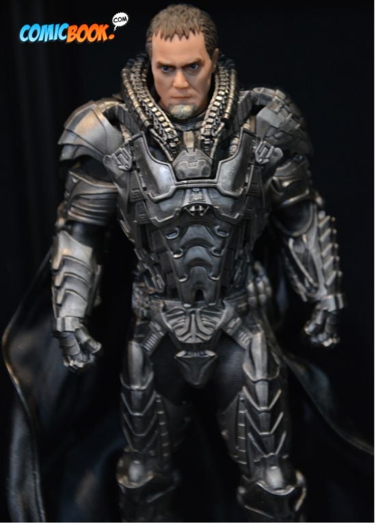 Toy Fair Man of Steel Zod closeup