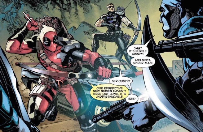 Deadpool Hawkeye