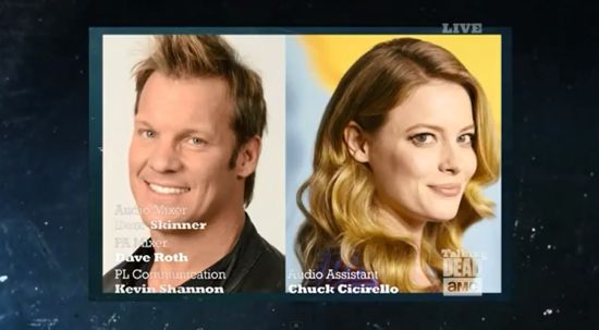 Talking Dead Chris Jericho & Gillian Jacobs