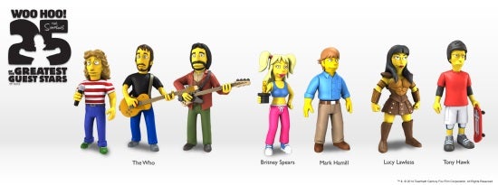 Simpsons 25 of the Greatest Celebrity Guest Stars Wave 2