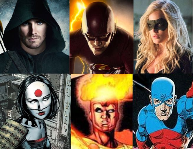 Arrow, Flash, Justice League