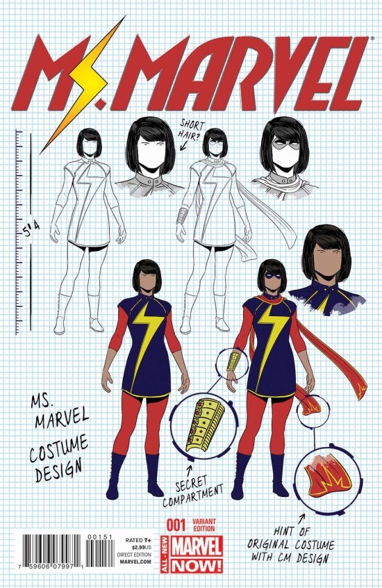 Ms. Marvel #1 McKelvie Design Variant