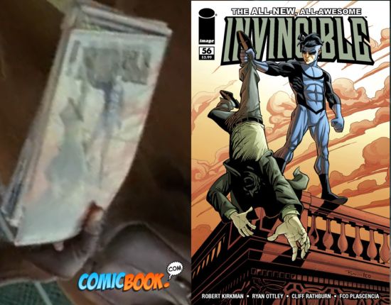 The Walking Dead Carl's Comic Book Invincible