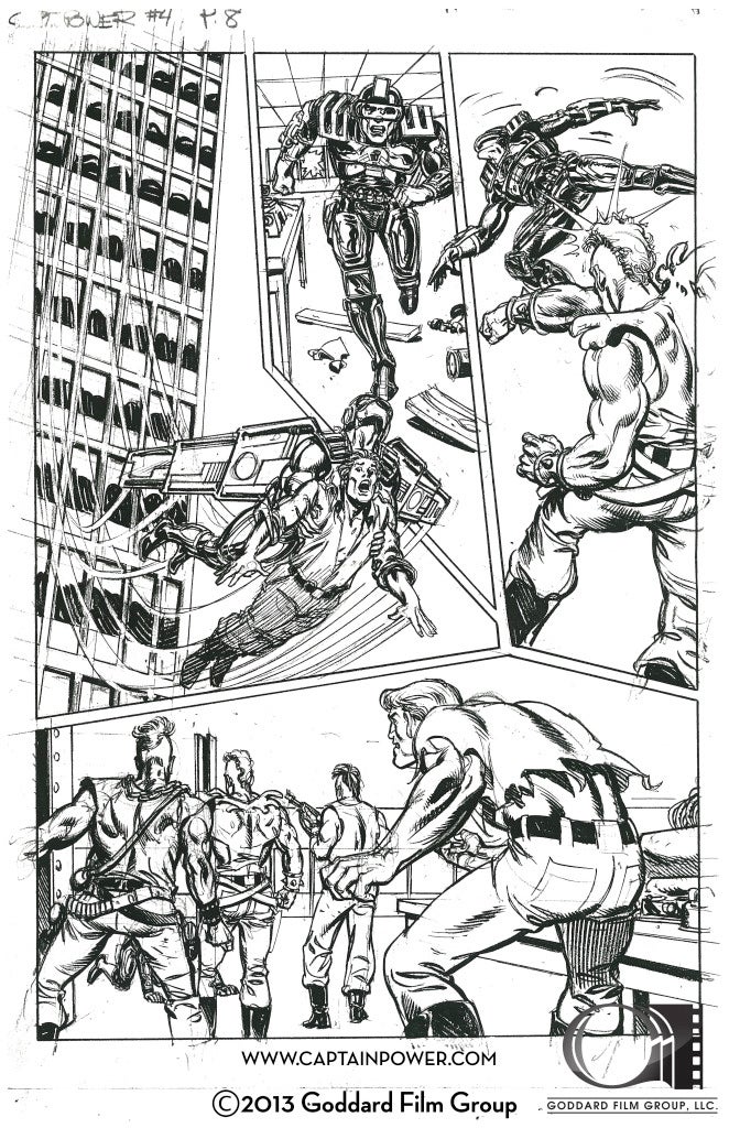 A page from the unpublished fourth issue of the series