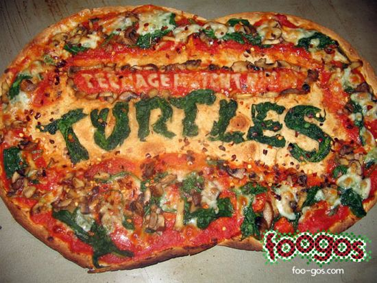 Foogos Teenage Mutatn Ninja Turtles Pizza