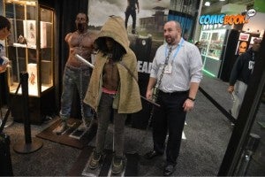 Toy Fair Walking Dead Michonne Display