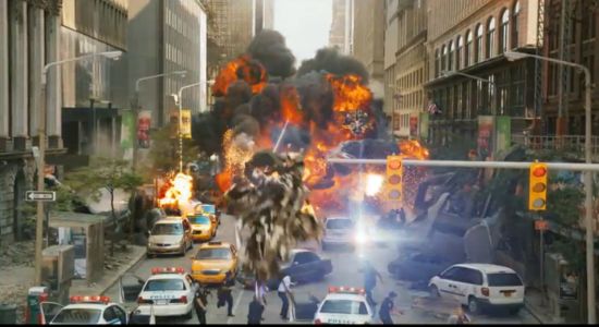 Avengers commercial aliens attack