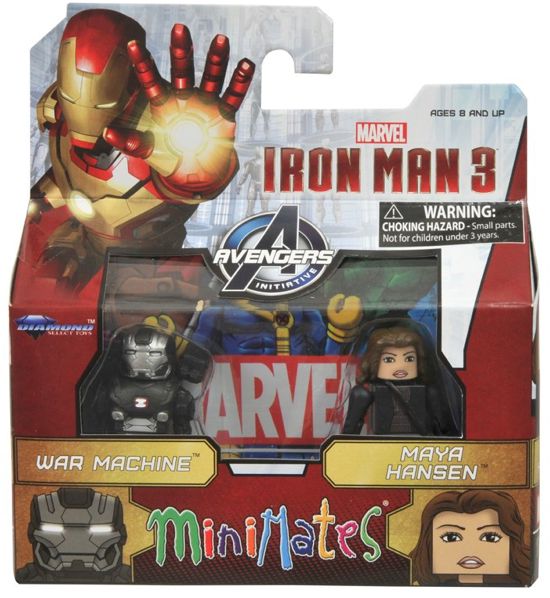 Iron Man 3 Minimates War Machine & Maya Hansen